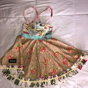 Matilda Jane platinum Ellie Dress EUC